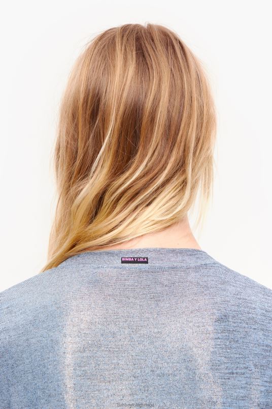 είδη ένδυσης Bimba Y Lola κοντό ρευστό μπλουζάκι L2L28309 μπλε