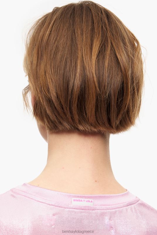 είδη ένδυσης Bimba Y Lola γυαλιστερό μπλουζάκι L2L28311 ροζ