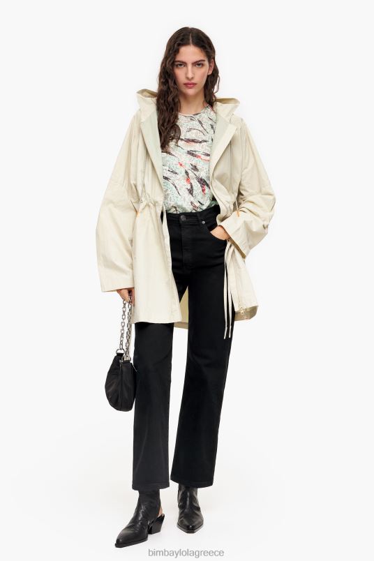 είδη ένδυσης Bimba Y Lola T-shirt σε γραμμή με στάμπα με φτερά πεταλούδας L2L28305 μέντα