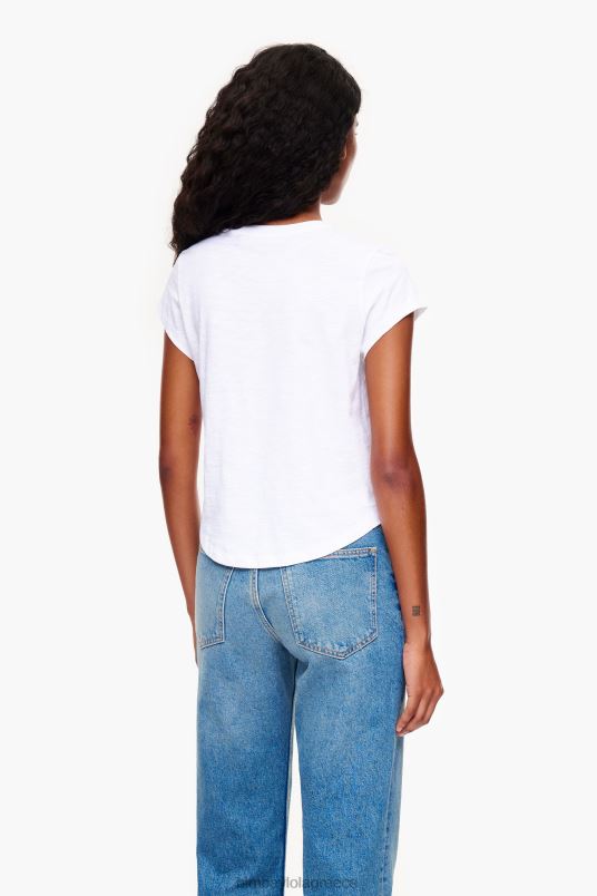 είδη ένδυσης Bimba Y Lola μπλουζάκι guindilla L2L28246 άσπρο