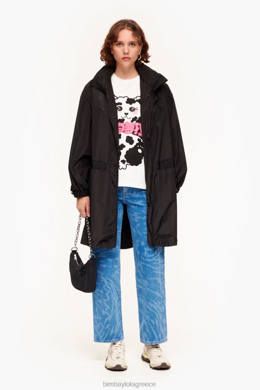 είδη ένδυσης Bimba Y Lola μπλουζάκι αρκούδας panda L2L28279 άσπρο