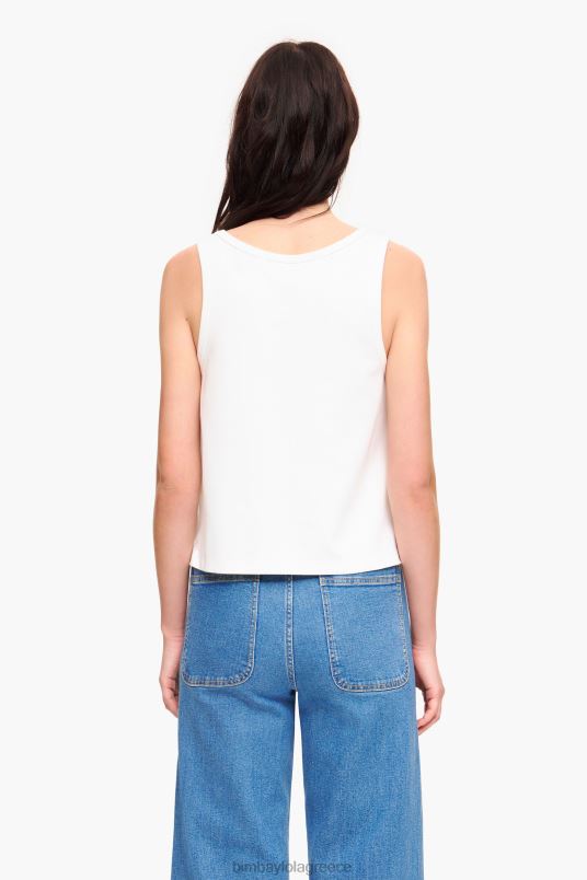 είδη ένδυσης Bimba Y Lola αμάνικο μπλουζάκι ponte di roma L2L28289 ελεφαντόδοντο
