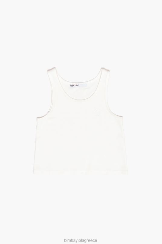 είδη ένδυσης Bimba Y Lola αμάνικο μπλουζάκι ponte di roma L2L28289 ελεφαντόδοντο