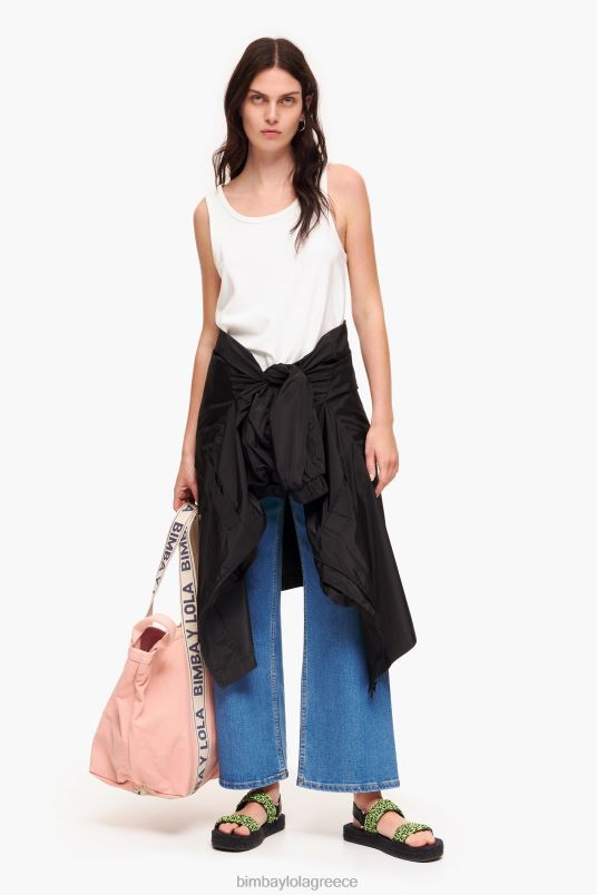 είδη ένδυσης Bimba Y Lola αμάνικο μπλουζάκι ponte di roma L2L28289 ελεφαντόδοντο