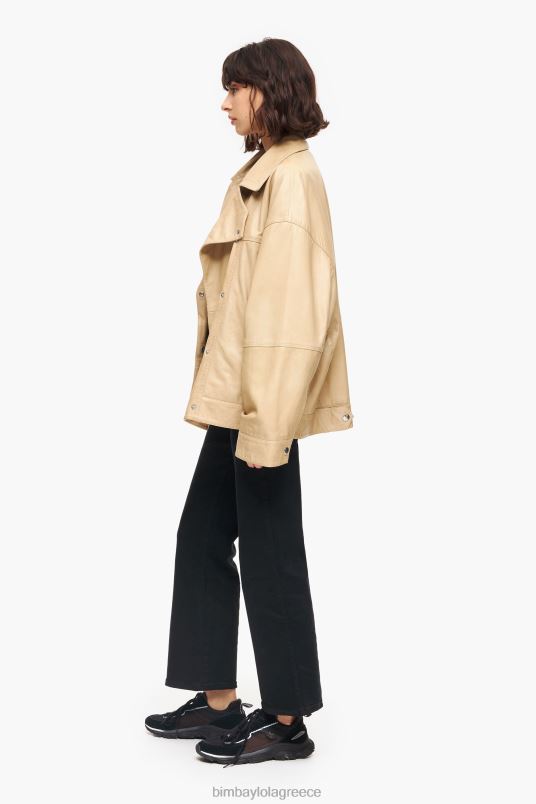 είδη ένδυσης Bimba Y Lola δερμάτινο μπουφάν L2L28475 καμήλα