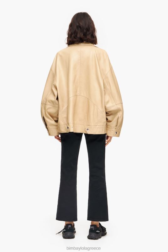 είδη ένδυσης Bimba Y Lola δερμάτινο μπουφάν L2L28475 καμήλα