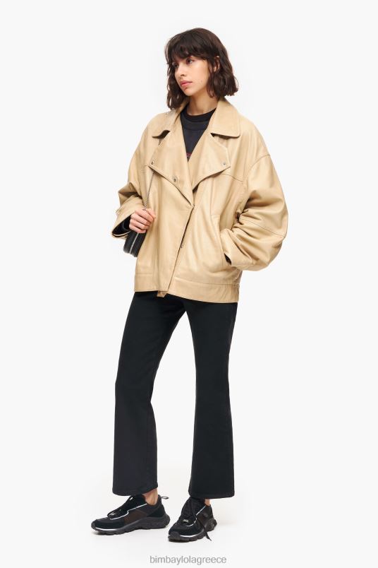 είδη ένδυσης Bimba Y Lola δερμάτινο μπουφάν L2L28475 καμήλα
