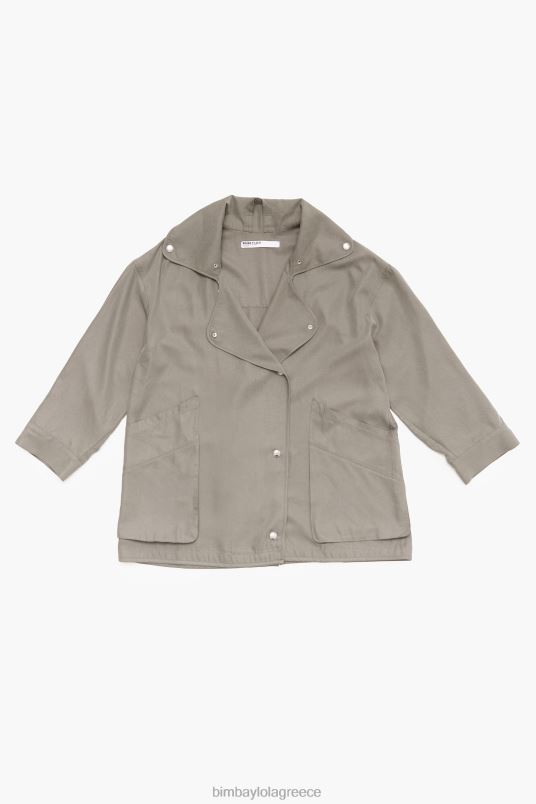 είδη ένδυσης Bimba Y Lola ρευστή τάφρο L2L28479 χακί