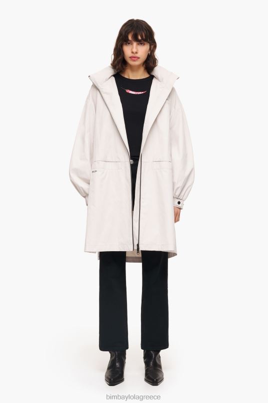 είδη ένδυσης Bimba Y Lola α-γραμμή τάφρο L2L28481 γκρί