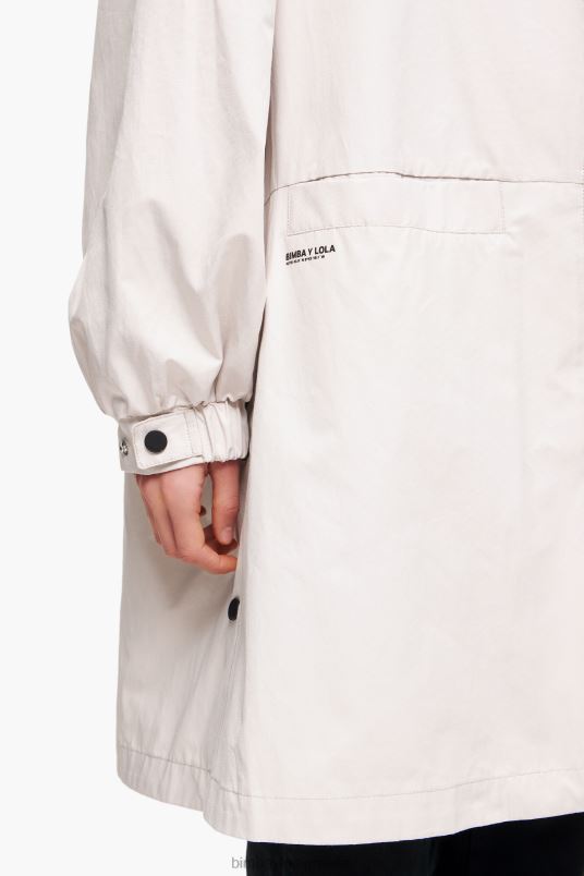 είδη ένδυσης Bimba Y Lola α-γραμμή τάφρο L2L28481 γκρί