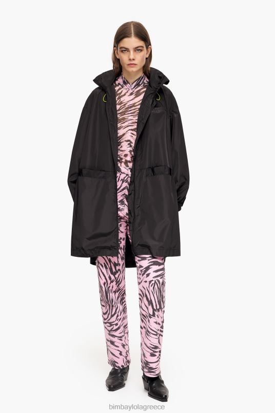 είδη ένδυσης Bimba Y Lola α-γραμμή τάφρο L2L28482 μαύρος