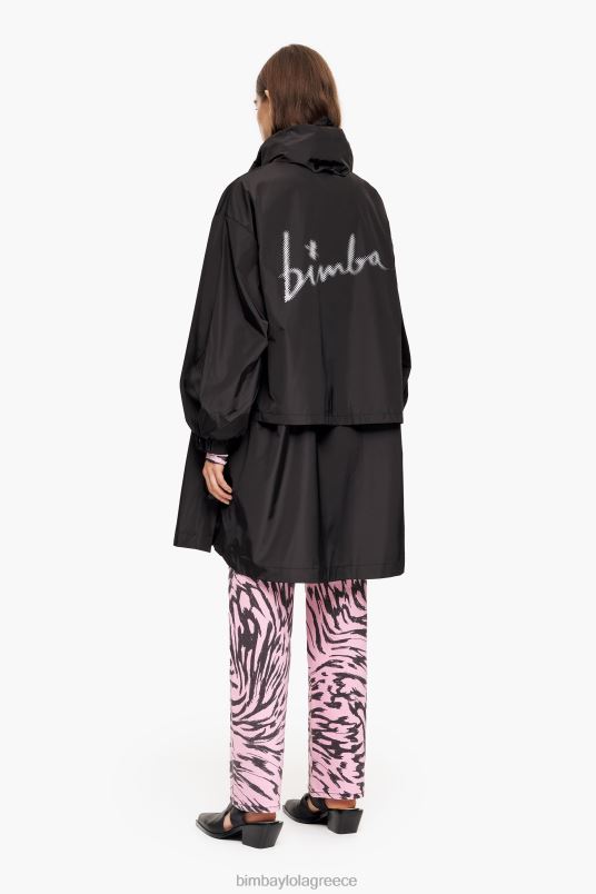 είδη ένδυσης Bimba Y Lola α-γραμμή τάφρο L2L28482 μαύρος