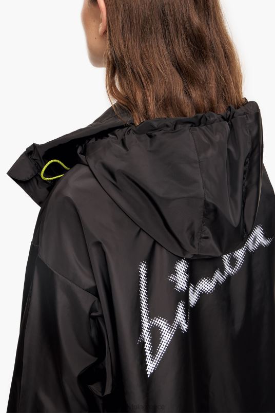 είδη ένδυσης Bimba Y Lola α-γραμμή τάφρο L2L28482 μαύρος