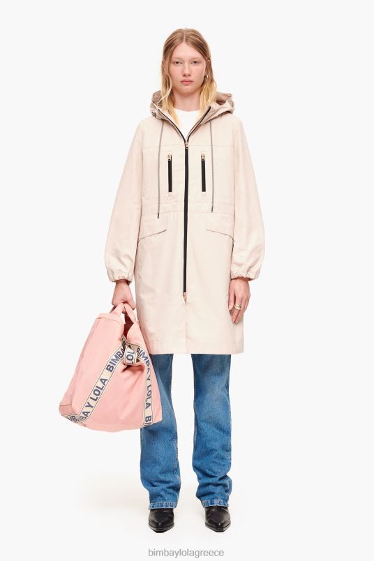 είδη ένδυσης Bimba Y Lola α-γραμμή τάφρο L2L28485 πέτρα