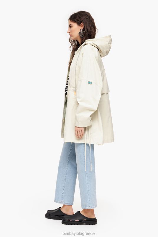 είδη ένδυσης Bimba Y Lola υπερμεγέθη τάφρο L2L28486 πλυμένο πράσινο