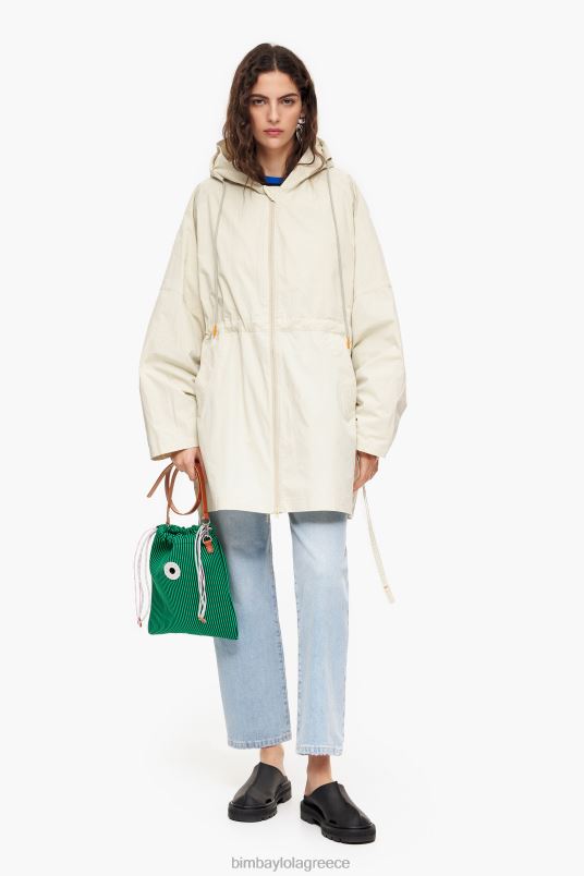 είδη ένδυσης Bimba Y Lola υπερμεγέθη τάφρο L2L28486 πλυμένο πράσινο