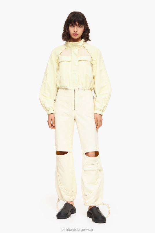 είδη ένδυσης Bimba Y Lola κοντό σακάκι L2L28487 βανίλια