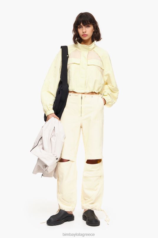 είδη ένδυσης Bimba Y Lola κοντό σακάκι L2L28487 βανίλια