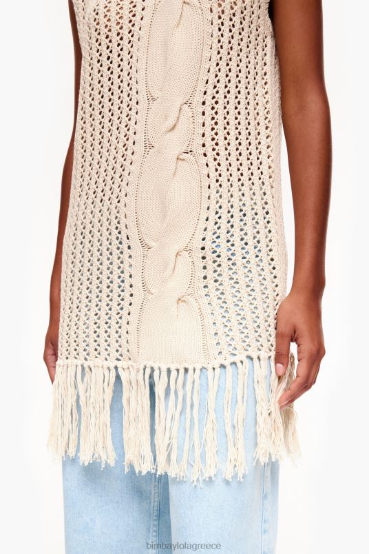 είδη ένδυσης Bimba Y Lola πλεκτό γιλέκο L2L28351 εκρού