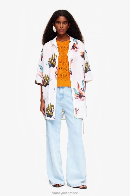 είδη ένδυσης Bimba Y Lola ανοιχτό πουλόβερ L2L28356 πορτοκάλι