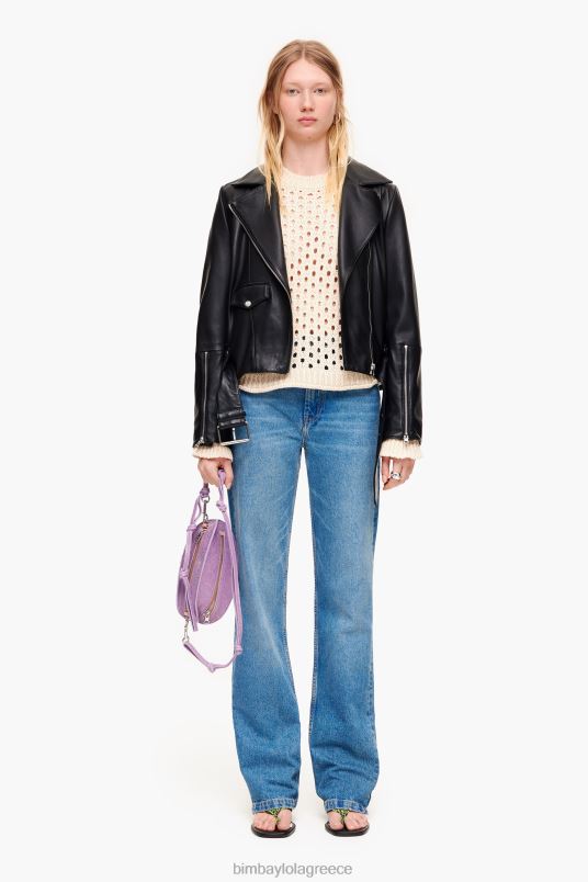 είδη ένδυσης Bimba Y Lola ανοιχτό πλεκτό πουλόβερ L2L28364 εκρού