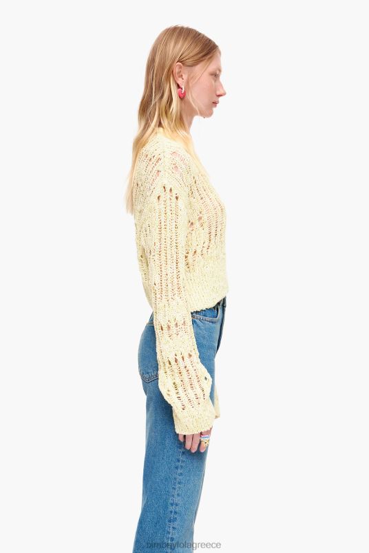 είδη ένδυσης Bimba Y Lola ανοιχτό πουλόβερ L2L28385 πράσινο ασβέστη