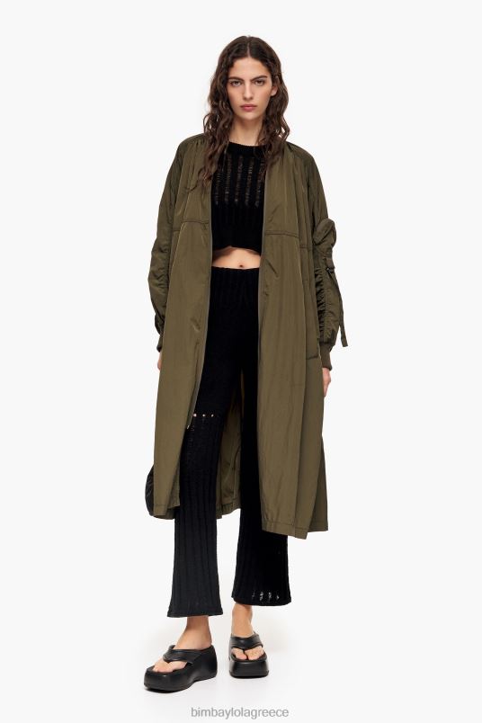 είδη ένδυσης Bimba Y Lola ίσιο παντελόνι με ραβδώσεις L2L28389 μαύρος