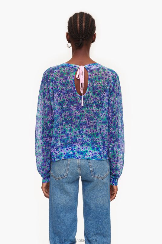 είδη ένδυσης Bimba Y Lola λινό πουλόβερ full print L2L28365 λουλούδια