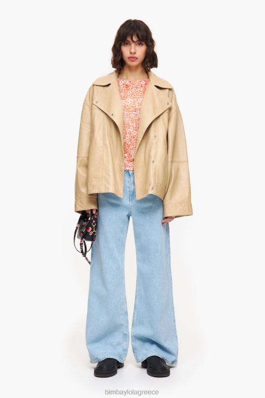 είδη ένδυσης Bimba Y Lola λουλούδια full print λινό πουλόβερ L2L28391 γυμνός