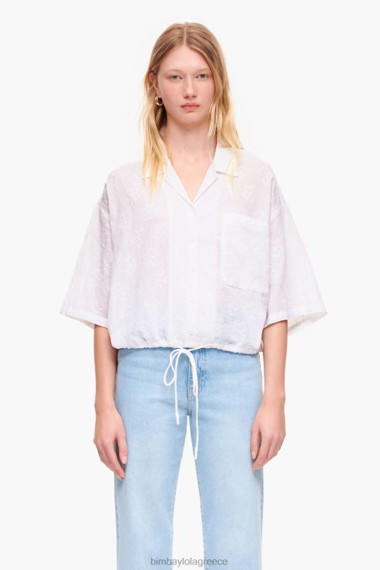 είδη ένδυσης Bimba Y Lola κοντή ζακάρ μπλούζα L2L28324 άνθινος
