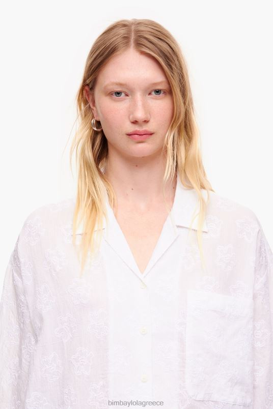 είδη ένδυσης Bimba Y Lola κοντή ζακάρ μπλούζα L2L28324 άνθινος