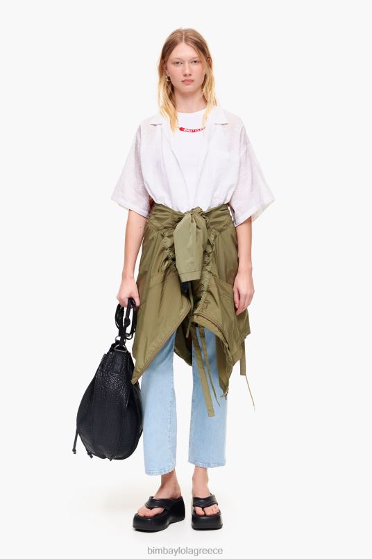 είδη ένδυσης Bimba Y Lola κοντή ζακάρ μπλούζα L2L28324 άνθινος