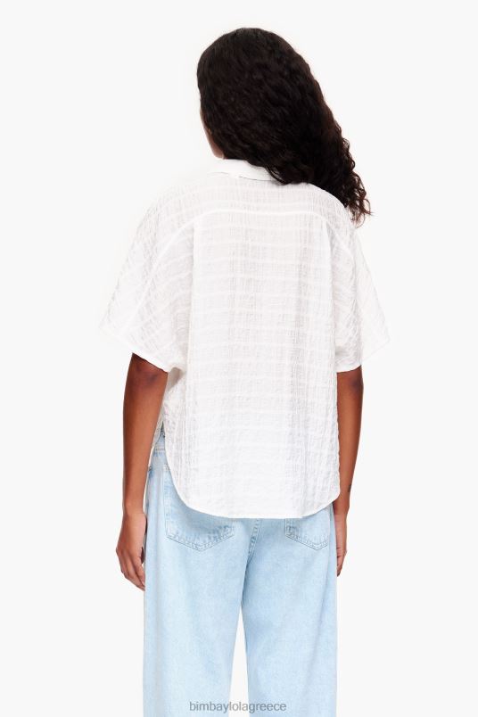 είδη ένδυσης Bimba Y Lola κοντό πουκάμισο L2L28327 ελεφαντόδοντο