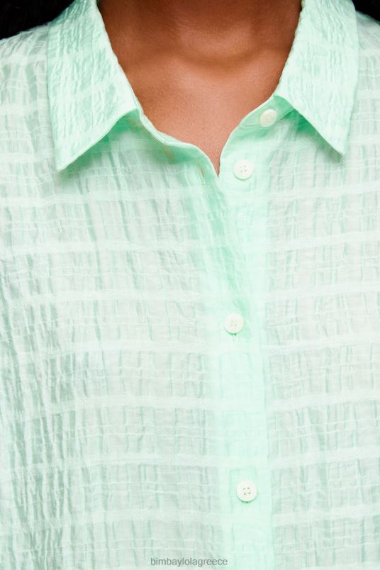 είδη ένδυσης Bimba Y Lola κοντό πουκάμισο L2L28328 μέντα