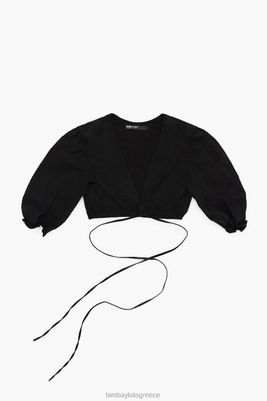 είδη ένδυσης Bimba Y Lola τζιν κουτί τοπ L2L28339 μαύρος