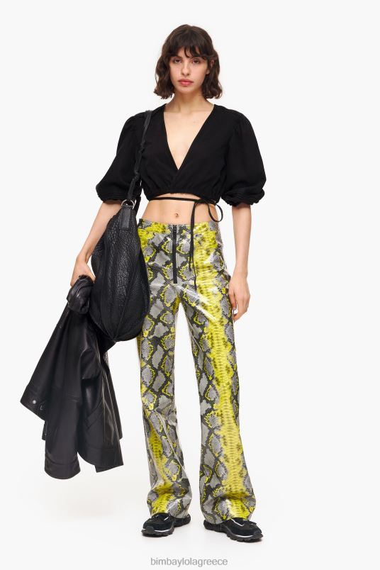 είδη ένδυσης Bimba Y Lola τζιν κουτί τοπ L2L28339 μαύρος