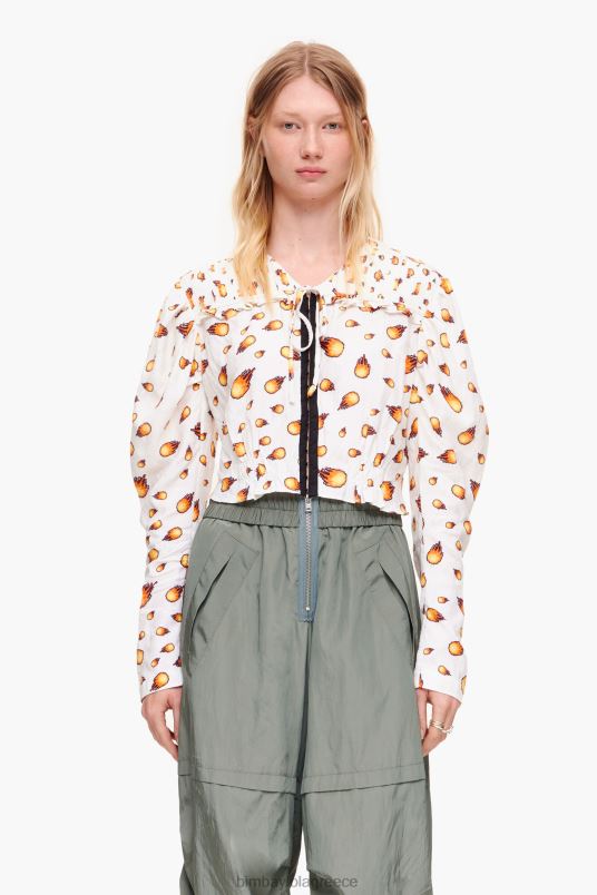 είδη ένδυσης Bimba Y Lola κοντή φωτιά μπλούζα L2L28343 ελεφαντόδοντο