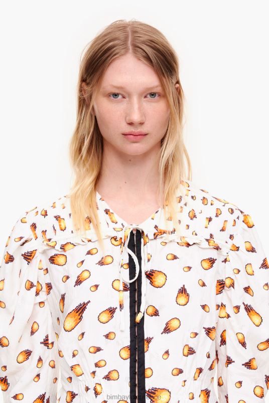 είδη ένδυσης Bimba Y Lola κοντή φωτιά μπλούζα L2L28343 ελεφαντόδοντο