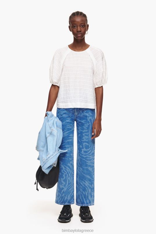 είδη ένδυσης Bimba Y Lola κοντή μπλούζα L2L28348 ελεφαντόδοντο