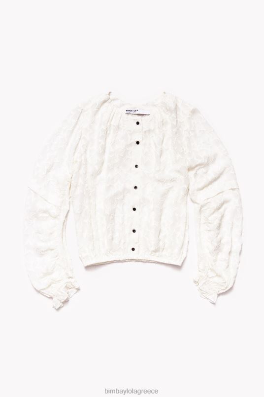 είδη ένδυσης Bimba Y Lola ζακάρ cropped μπλούζα L2L28340 αστέρι