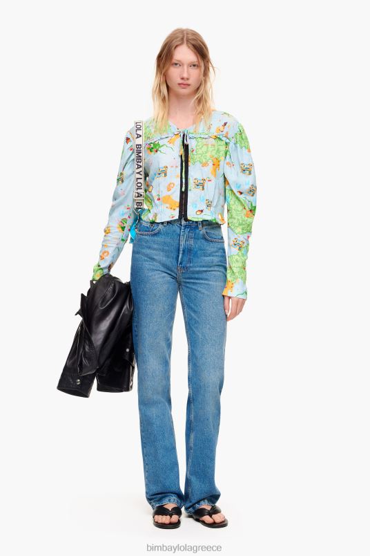 είδη ένδυσης Bimba Y Lola μπλούζα παιχνίδι vigo L2L28344 κομμένο