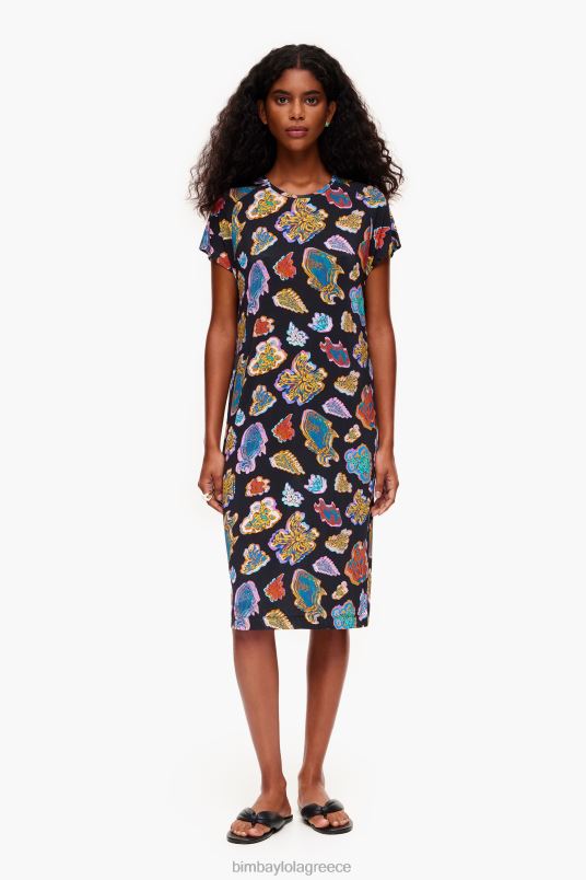 είδη ένδυσης Bimba Y Lola κοντό ψάρι θαλασσινό φόρεμα L2L28173 μαύρος