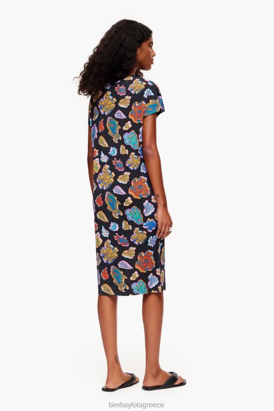 είδη ένδυσης Bimba Y Lola κοντό ψάρι θαλασσινό φόρεμα L2L28173 μαύρος