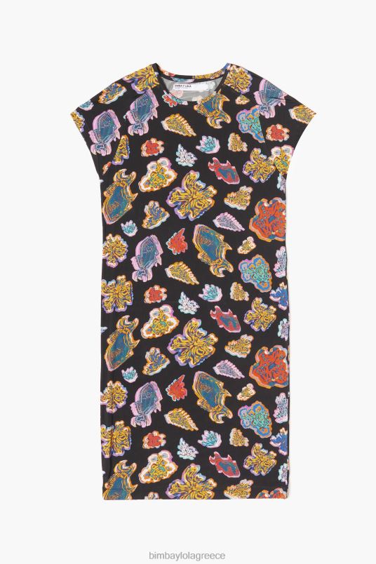 είδη ένδυσης Bimba Y Lola κοντό ψάρι θαλασσινό φόρεμα L2L28173 μαύρος