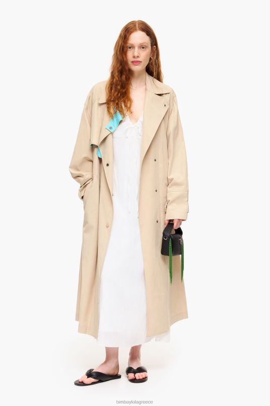 είδη ένδυσης Bimba Y Lola μακρύ φόρεμα L2L28183 άσπρο