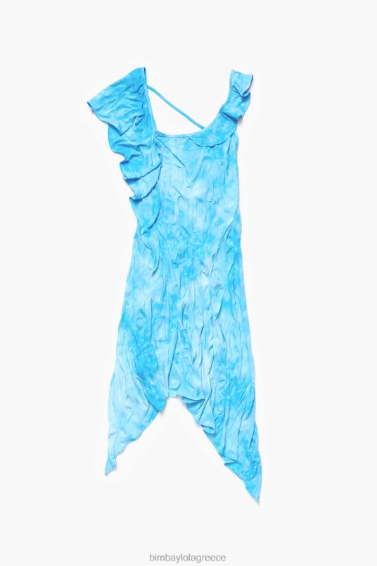είδη ένδυσης Bimba Y Lola υγρό μίντι φόρεμα L2L28191 μπλε
