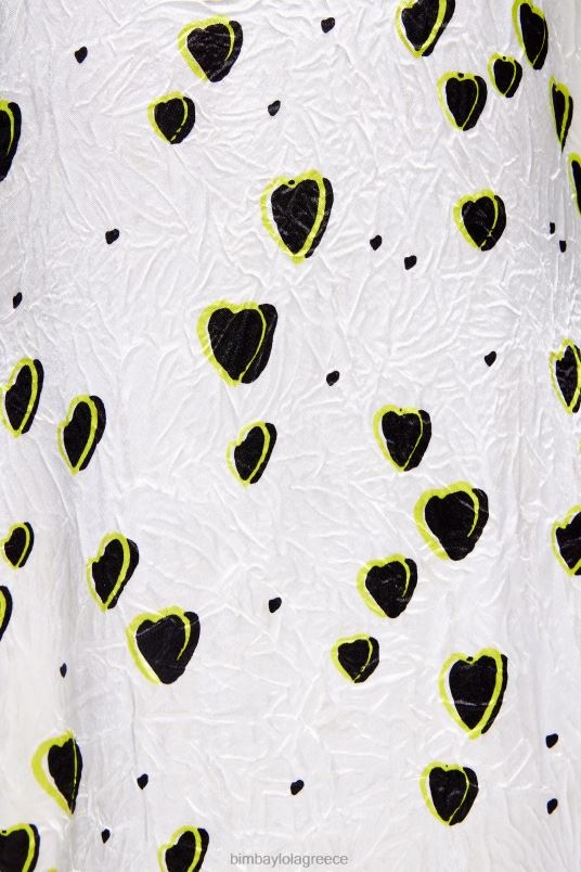 είδη ένδυσης Bimba Y Lola Μίντι υγρό φόρεμα με μικρά στάμπα L2L28203 καρδιές