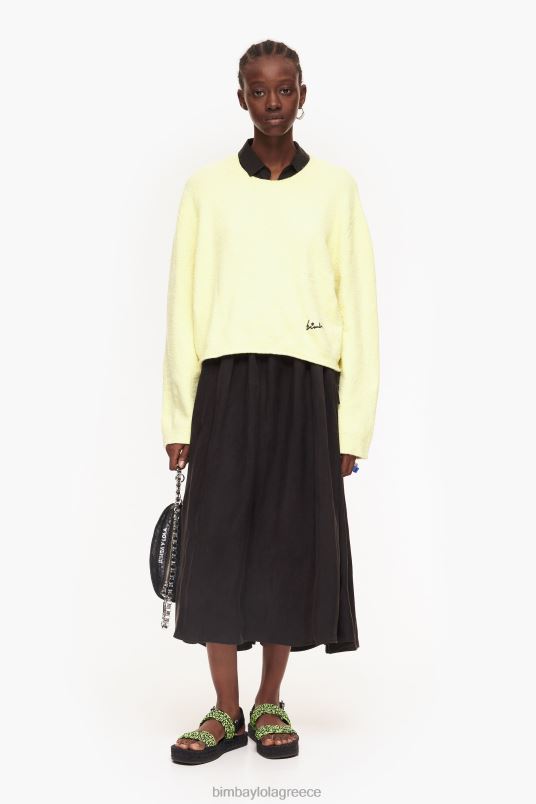 είδη ένδυσης Bimba Y Lola μίντι πουκάμισο φόρεμα L2L28211 μαύρος