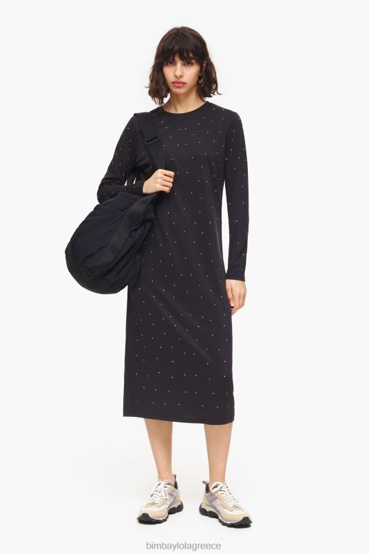 είδη ένδυσης Bimba Y Lola φόρεμα ανθρακί γκλίτερ L2L28216 ρεύση