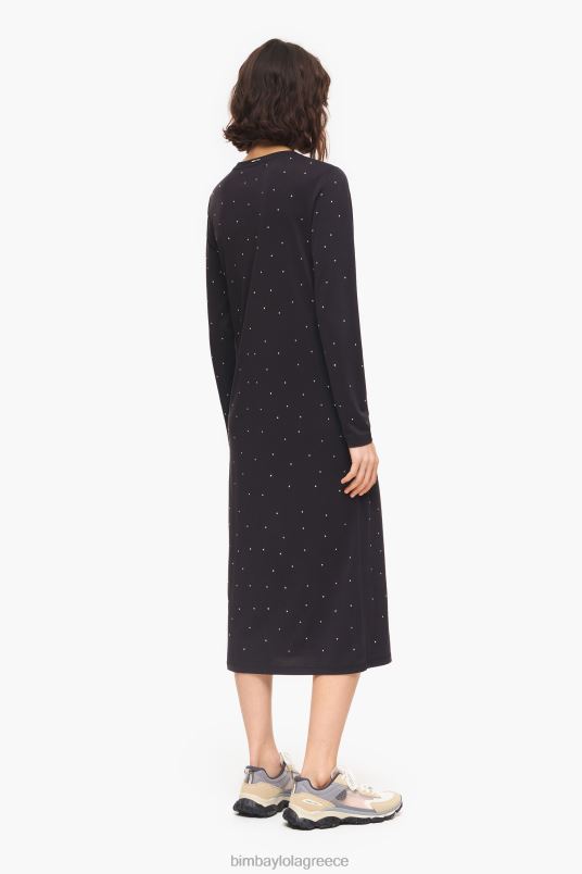 είδη ένδυσης Bimba Y Lola φόρεμα ανθρακί γκλίτερ L2L28216 ρεύση